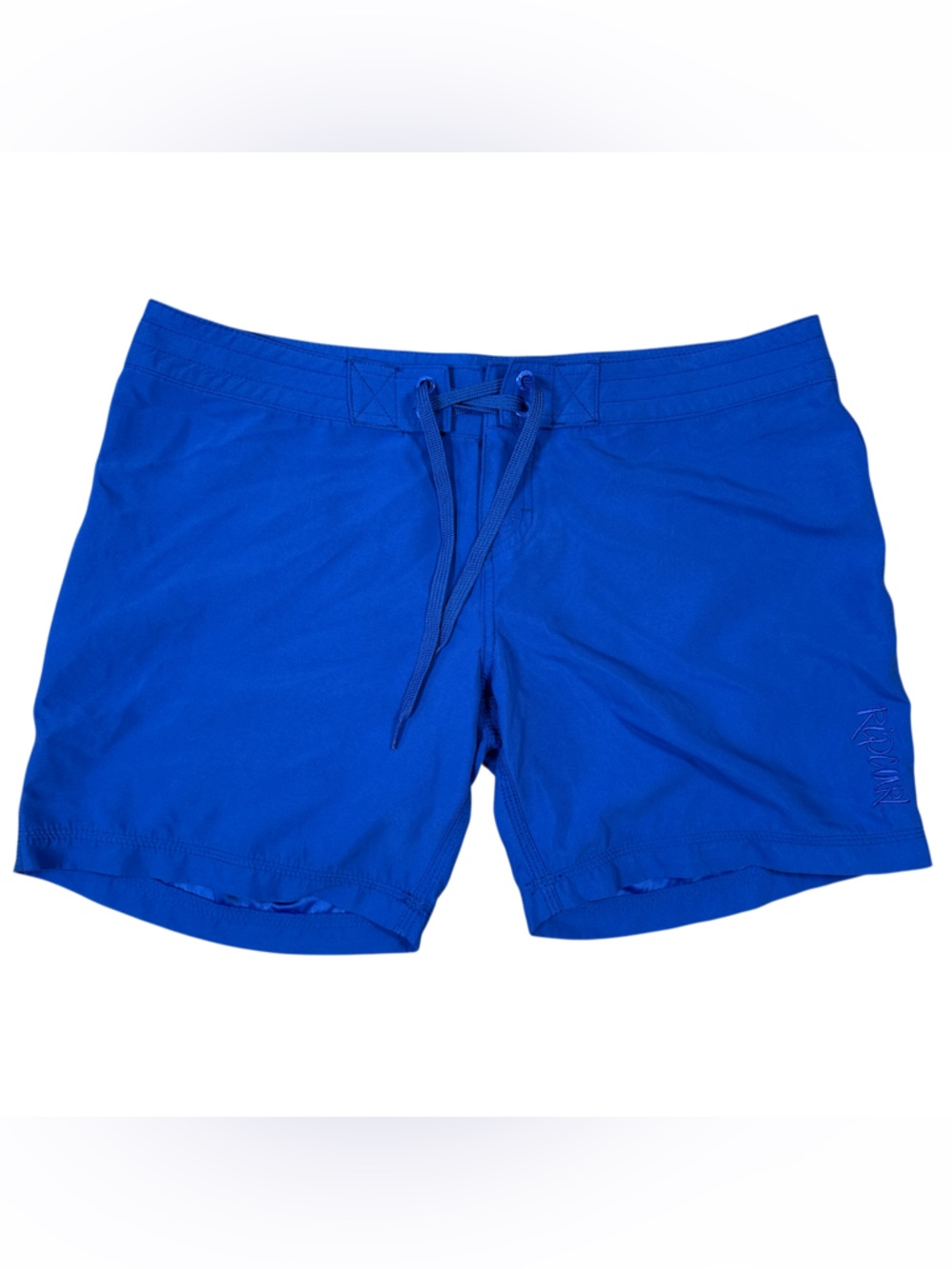 Y2K Rip Curl Board Shorts Women’s Blue Tie Front Surf Skater Vintage Size 13